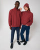 Chicomi Karnor Quarter-Zip Sweatshirt – Unisex | Terrakotta-Rot