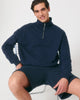 Chicomi Karnor Quarter-Zip Sweatshirt – Unisex | Marineblau