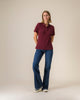 Chicomi Elysian Damen-Poloshirt – Burgundy Red