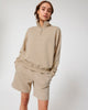 Chicomi Karnor Quarter-Zip Sweatshirt – Unisex | Wüstensand