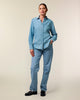 Chicomi Ironveil Damen-Jeanshemd – Hellblau